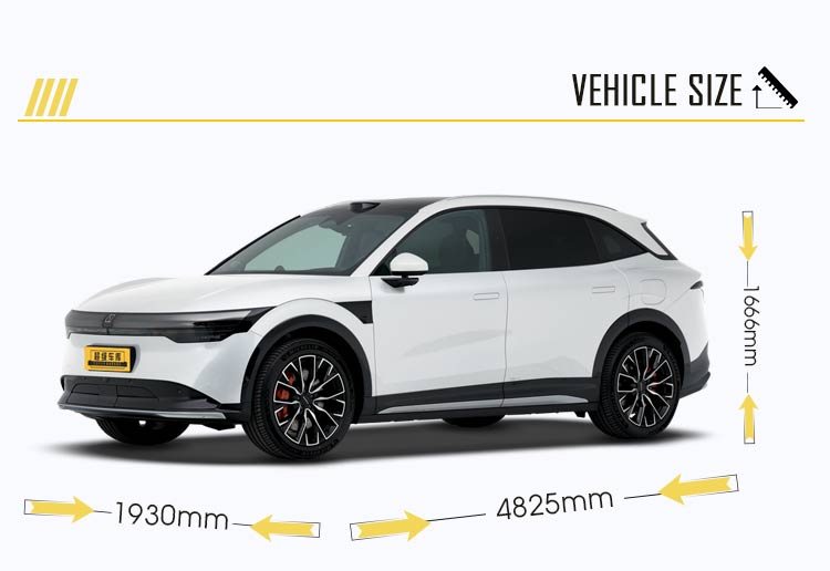 РАЗМЕР АВТОМОБИЛЯ Zeekr 7X