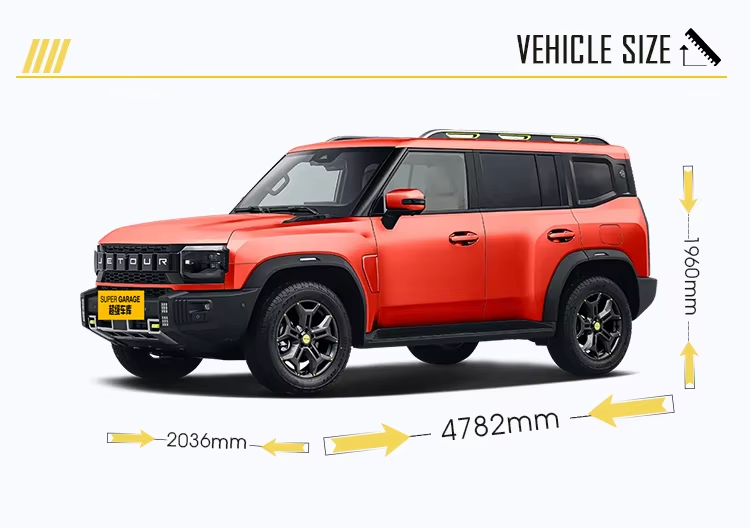 Jetour T2 Boyutu Jetour T2 Boyutu