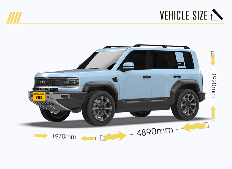 BYD Leopard 5 ARAÇ BOYUTU BYD Leopard 5 ARAÇ BOYUTU