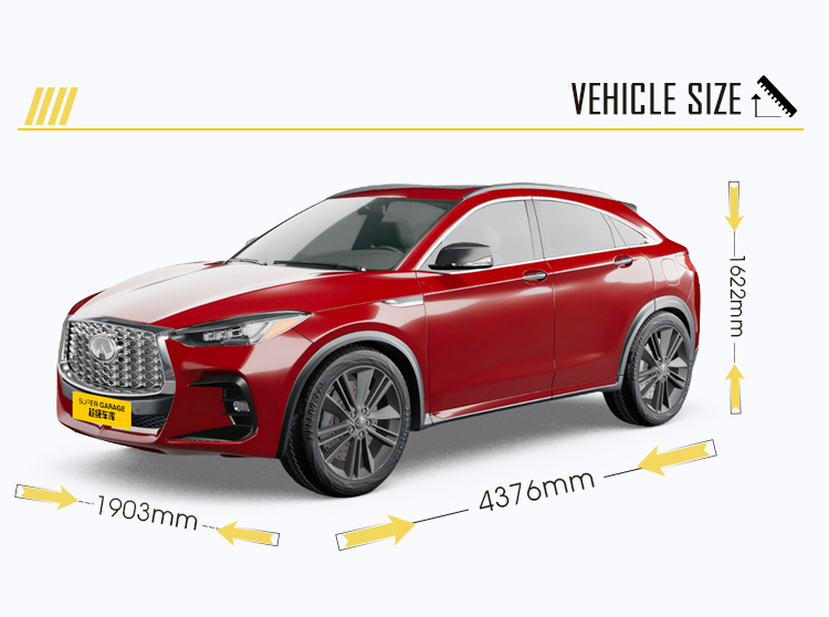 РАЗМЕР АВТОМОБИЛЯ Infiniti QX55